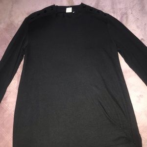 Gap NWT black long sleeve shirt